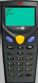 CypherLBA CPT8000 barcode reader